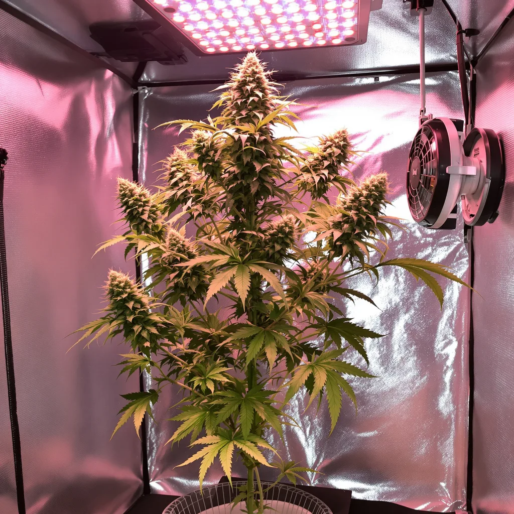 Northern Berry cannabis plant in flowering stage — 120-180 cm feminised