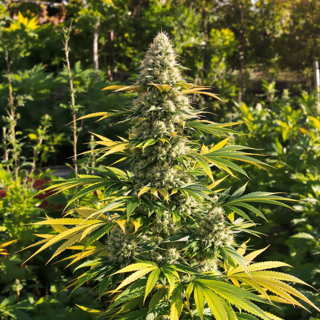 Northern Berry 40% indica / 60% sativa flower with visible trichomes