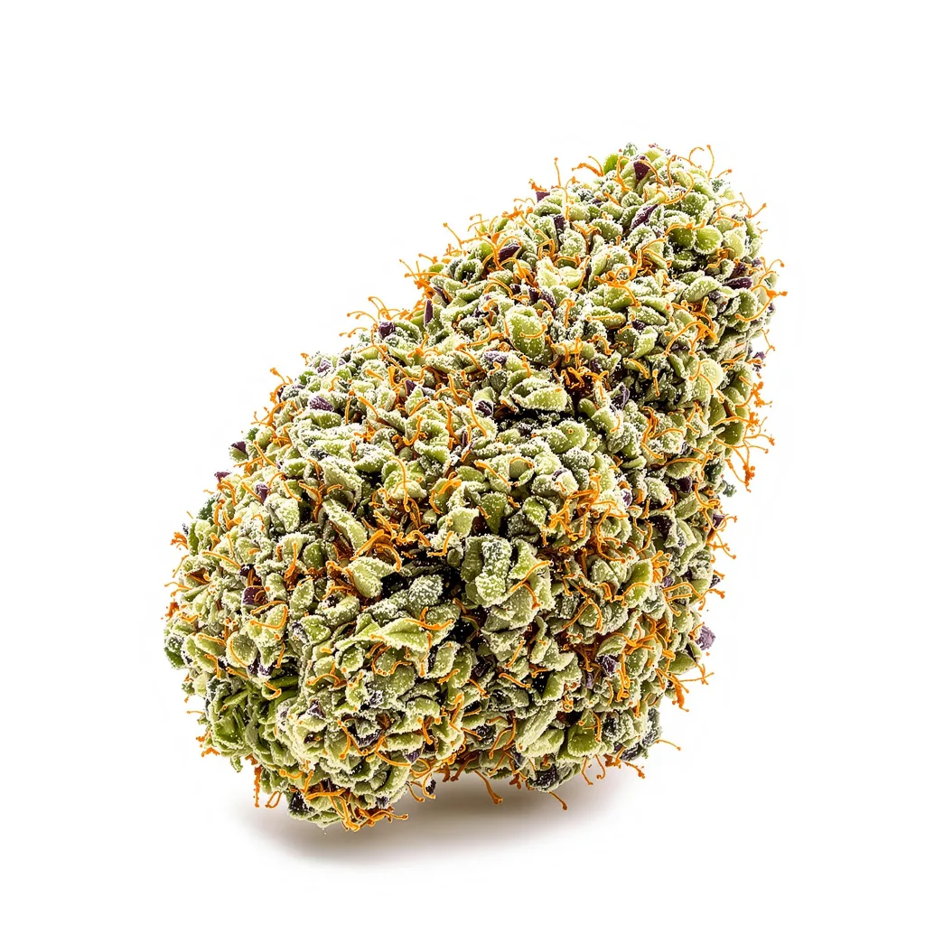 Northern Cream 64% indica / 36% sativa flower with visible trichomes