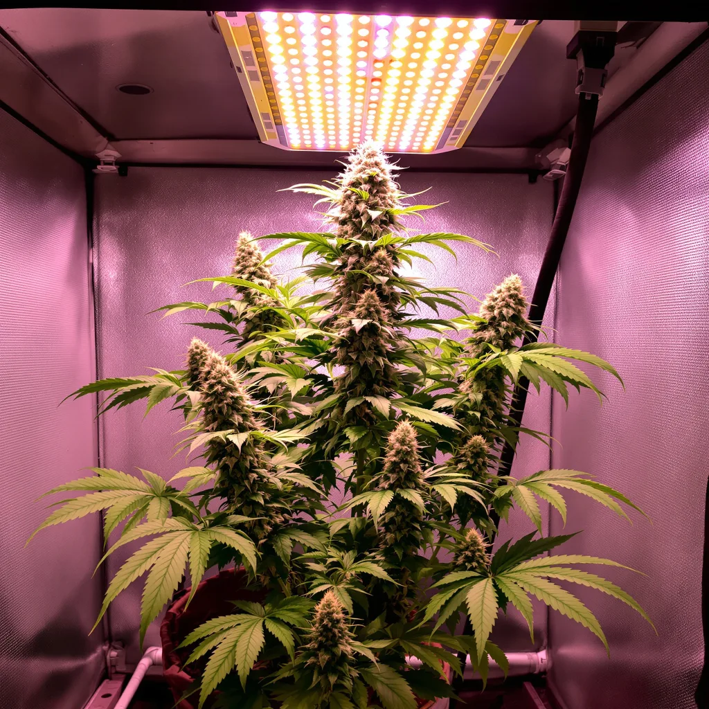 Northern Lights cannabis plant in flowering stage — 100-160 cm feminised