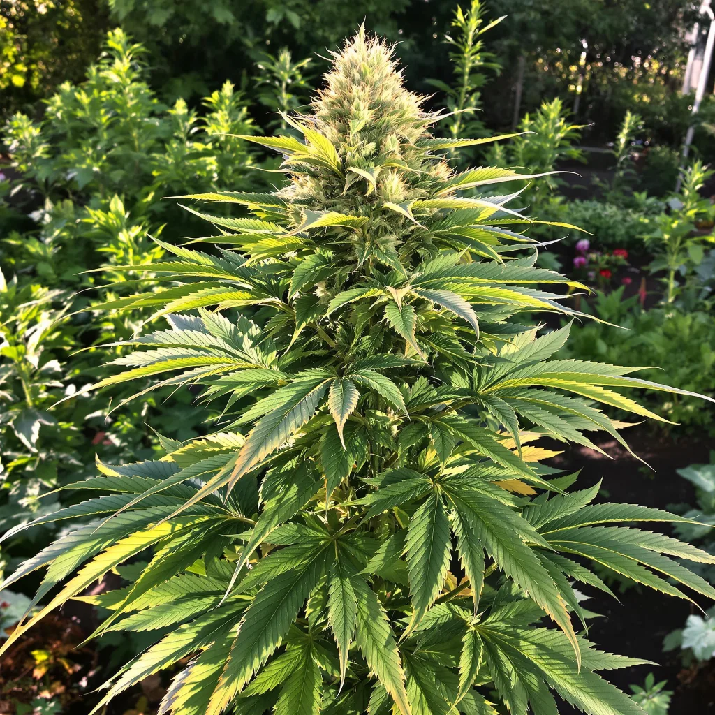Northern Lights 81% indica / 19% sativa flower with visible trichomes