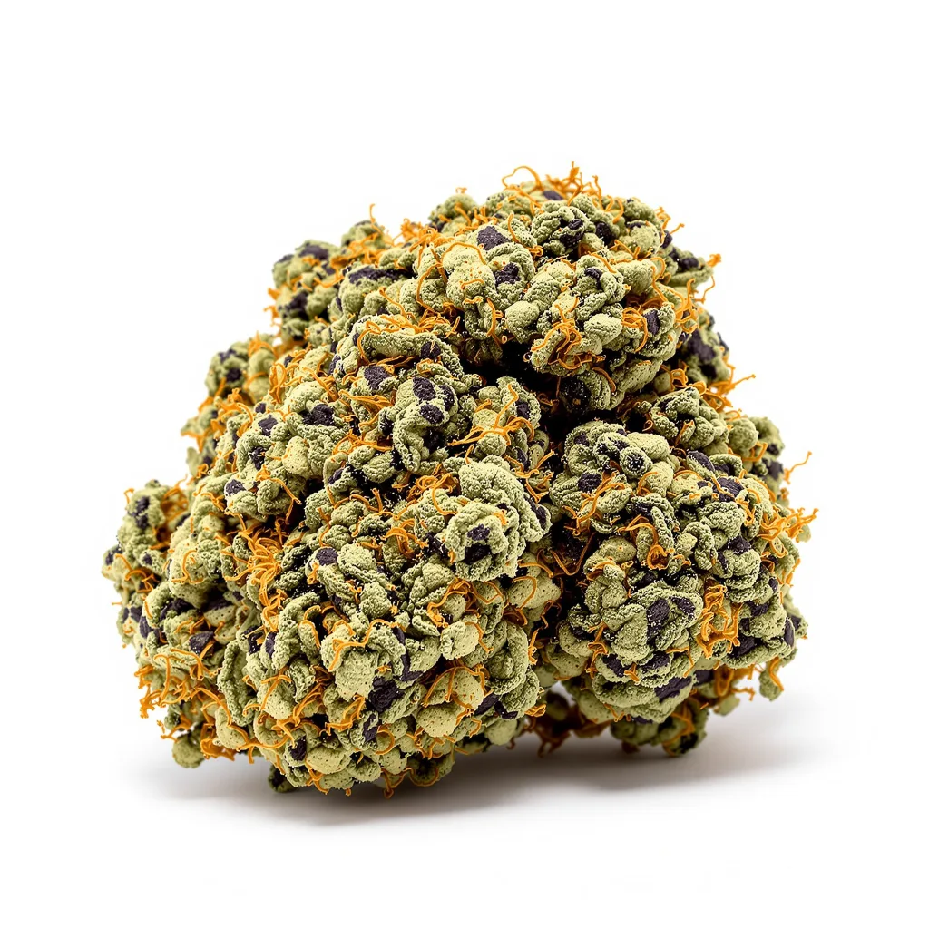Northern Lights 81% indica / 19% sativa flower with visible trichomes