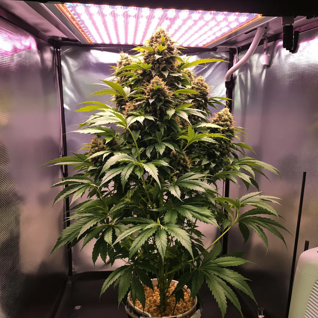 Northern Wreck cannabis plant in flowering stage — 90-130 cm feminised