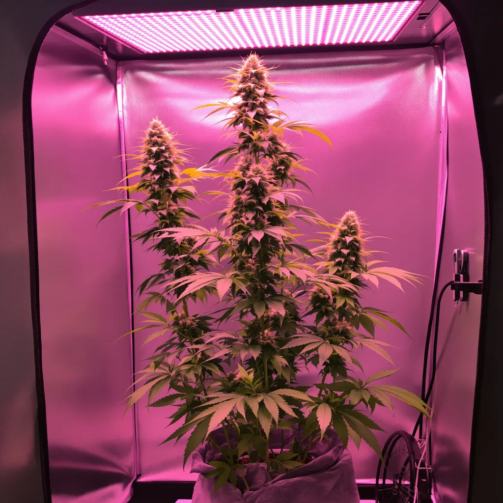NYC Sour Diesel cannabis plant in flowering stage — 80 cm autoflower