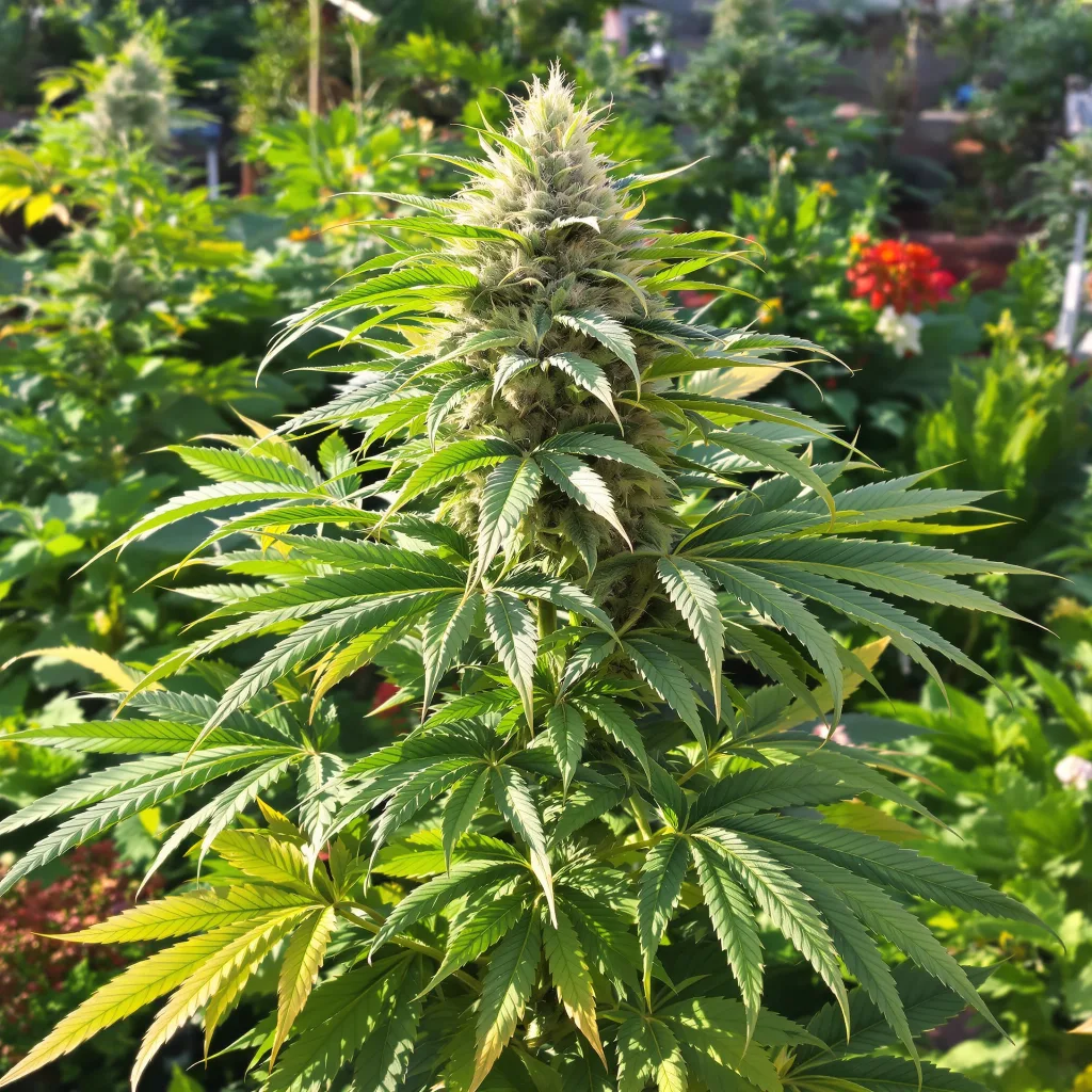 Obama Kush 74% indica / 26% sativa flower with visible trichomes