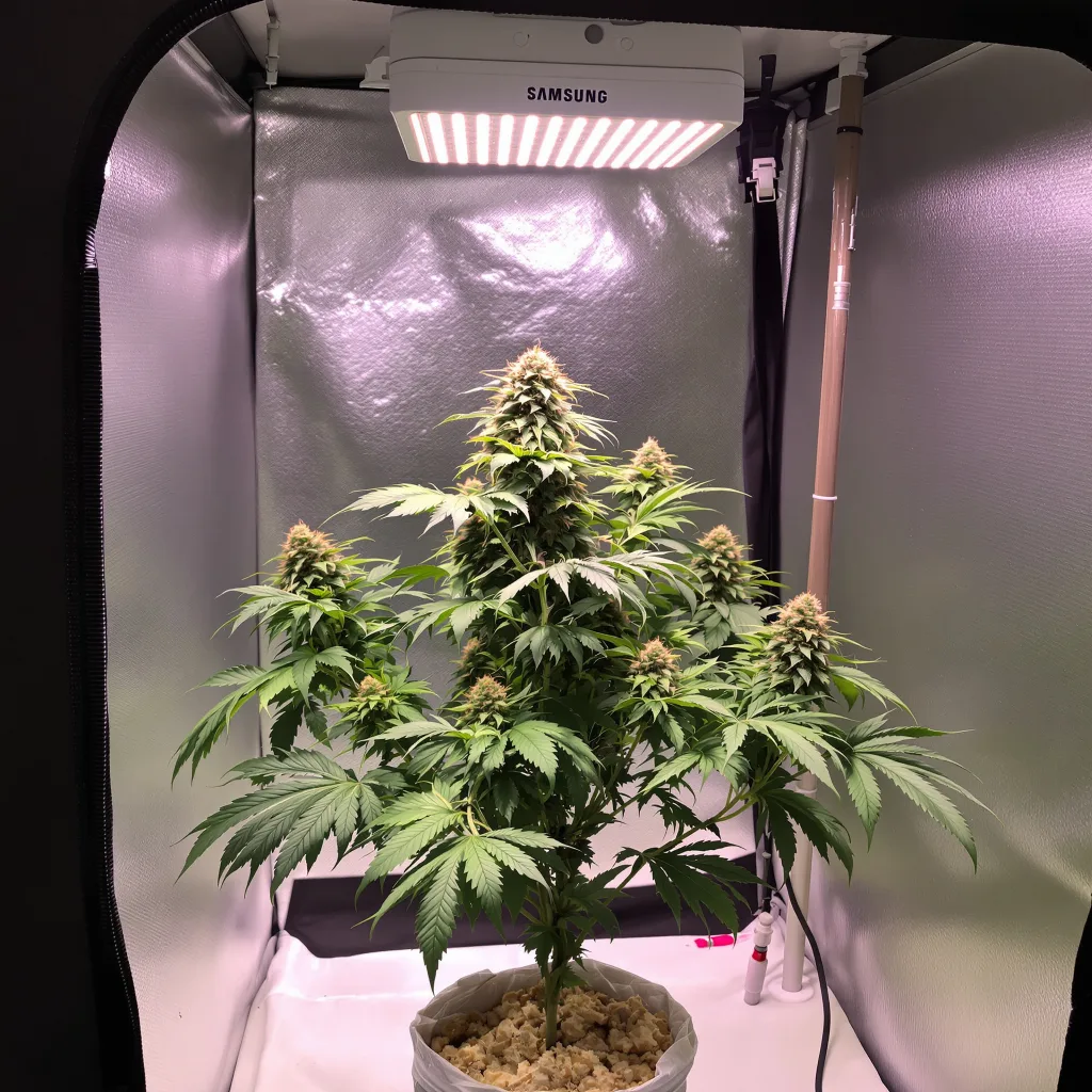 OG Cheese cannabis plant in flowering stage — 90-130 cm feminised