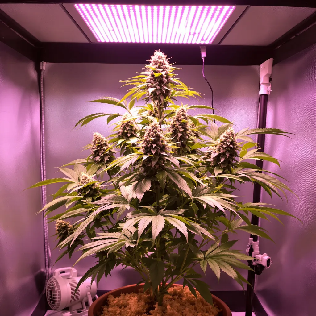 OG LA Affie cannabis plant in flowering stage — 90-130 cm feminised