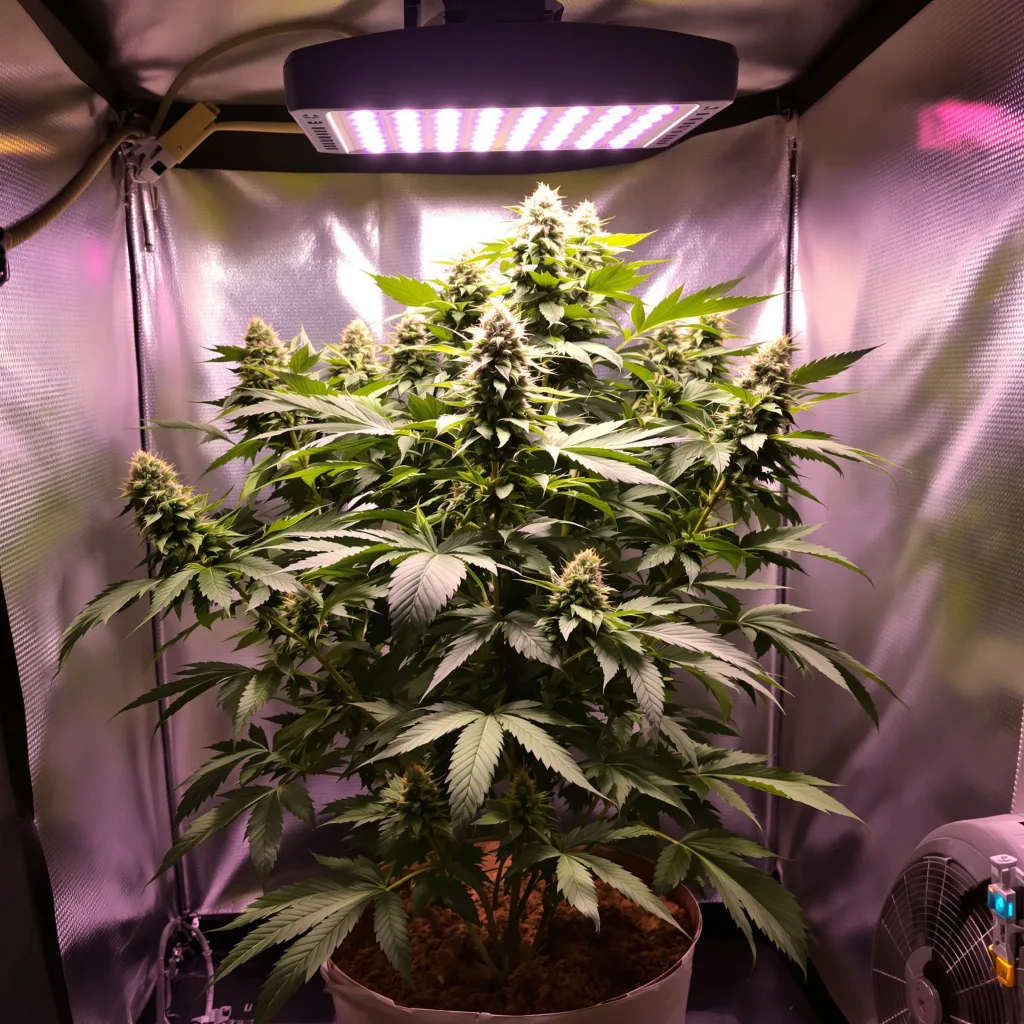 OG's Pearl cannabis plant in flowering stage — 60-100 cm autoflower