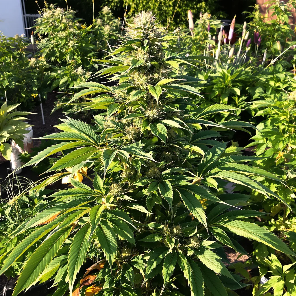 OG's Pearl 73% indica / 27% sativa flower with visible trichomes