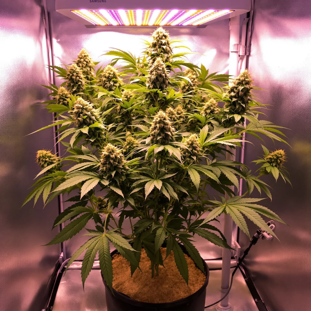 Ogre Berry cannabis plant in flowering stage — 60-100 cm autoflower