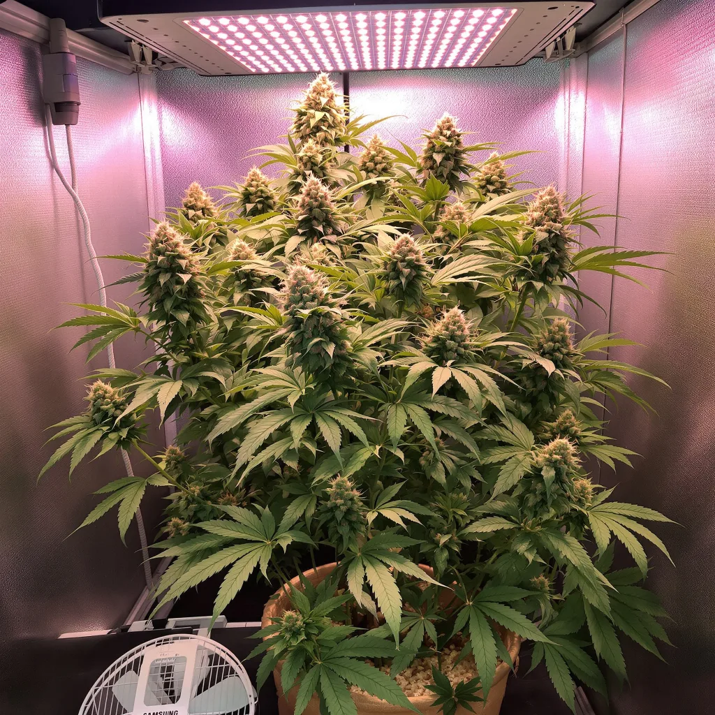 Ogre Berry cannabis plant in flowering stage — 90-130 cm feminised