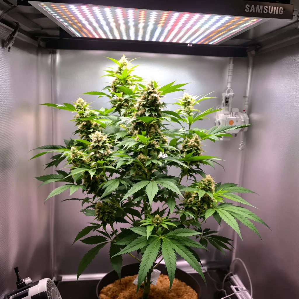 Opal OG Kush cannabis plant in flowering stage — 90-130 cm feminised