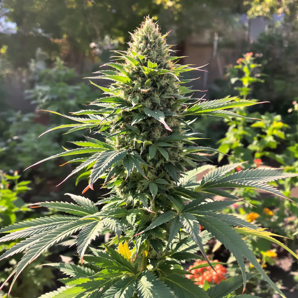 Opal OG Kush 80% indica / 20% sativa flower with visible trichomes