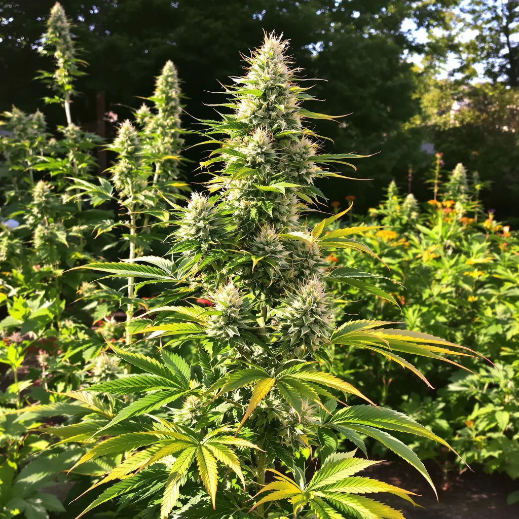 Orange Cookies 60% indica / 40% sativa flower with visible trichomes