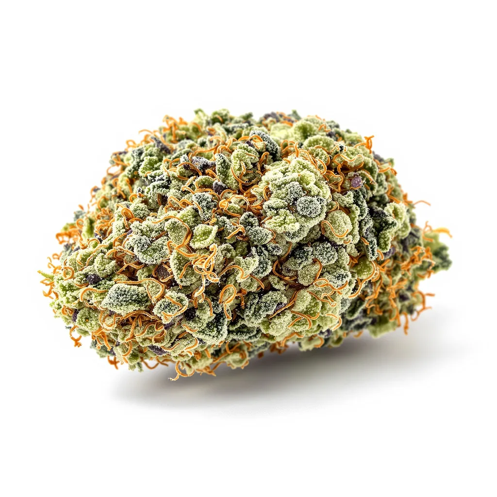 Orange Cookies 60% indica / 40% sativa flower with visible trichomes