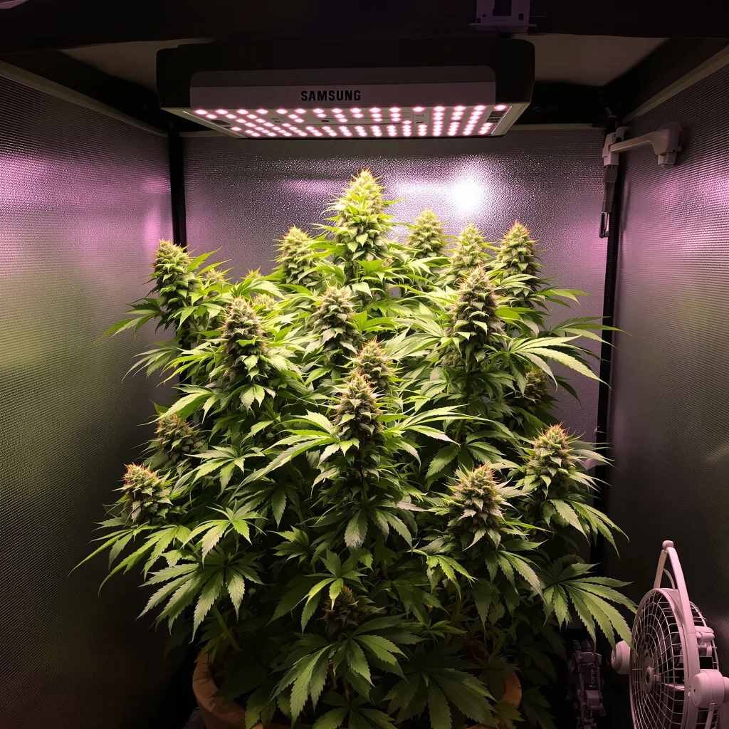 Orange Haze cannabis plant in flowering stage — 120-180 cm feminised