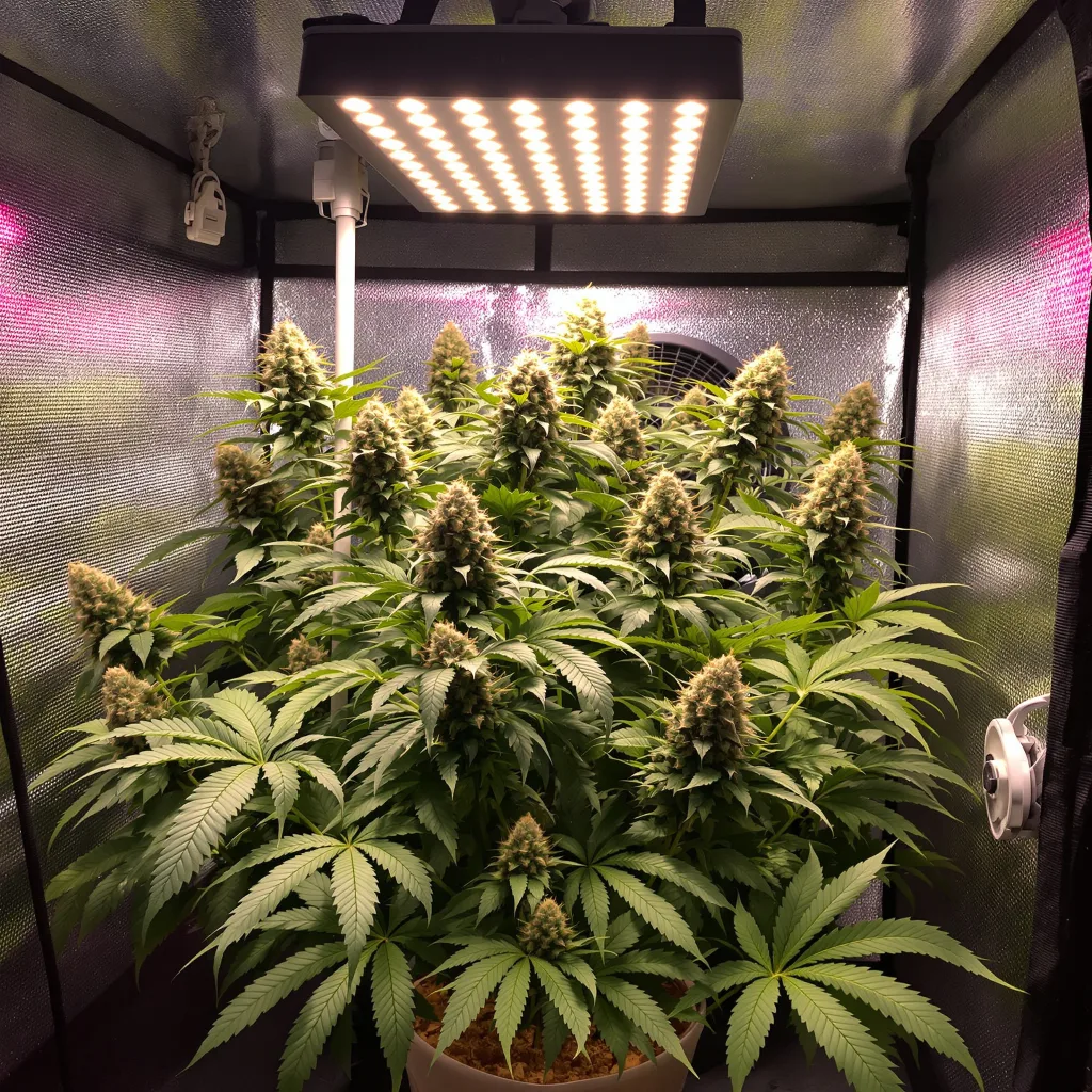 Orange Kush Cake cannabis plant in flowering stage — 90-130 cm feminised