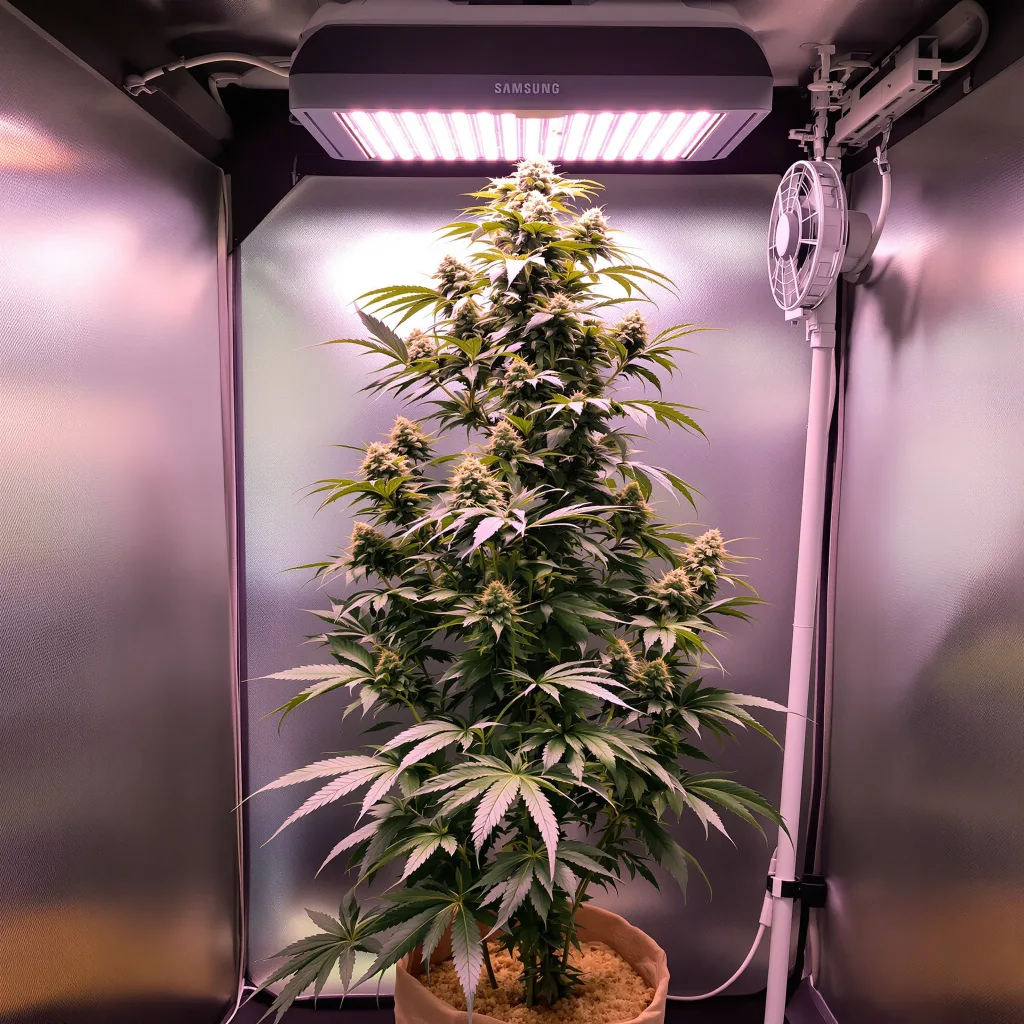 Original Lemon Pie cannabis plant in flowering stage — 150-200 cm feminised
