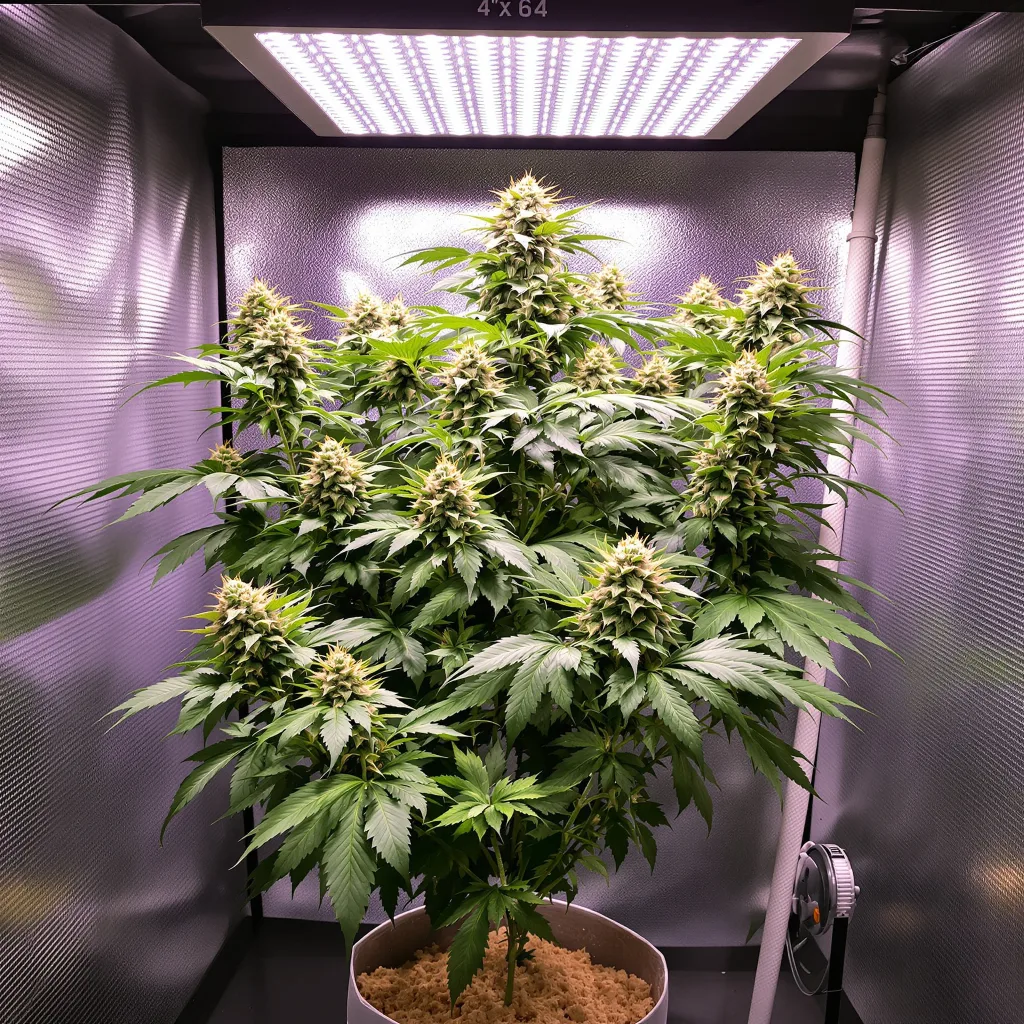 Pakistan Valley Kush cannabis plant in flowering stage — 60-100 cm autoflower