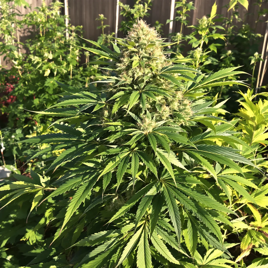 Pakistan Valley Kush 79% indica / 21% sativa flower with visible trichomes
