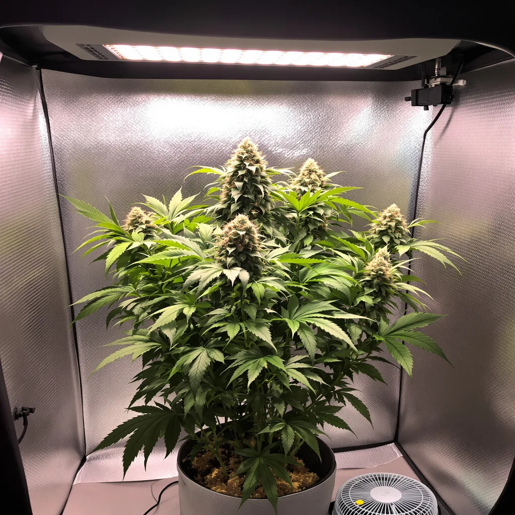 Pamelina cannabis plant in flowering stage — 90-130 cm feminised