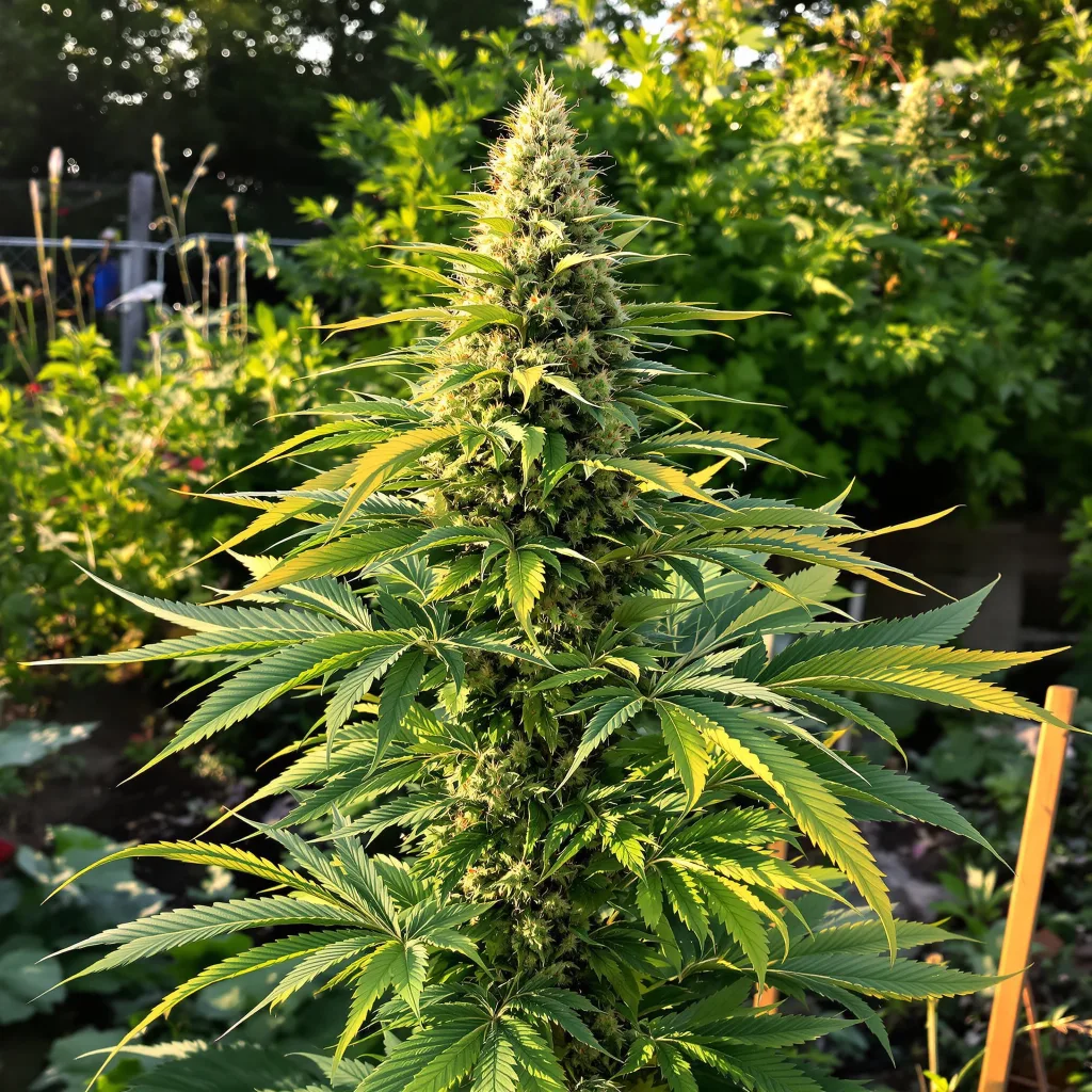 Pandora’s Box 60% indica / 40% sativa flower with visible trichomes