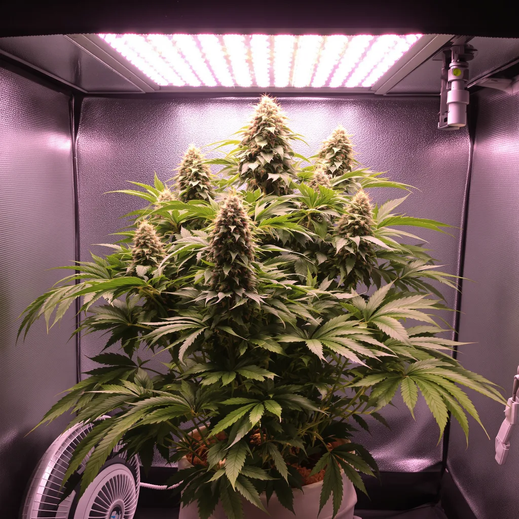 Papaya Cookies cannabis plant in flowering stage — up to 120 cm autoflower