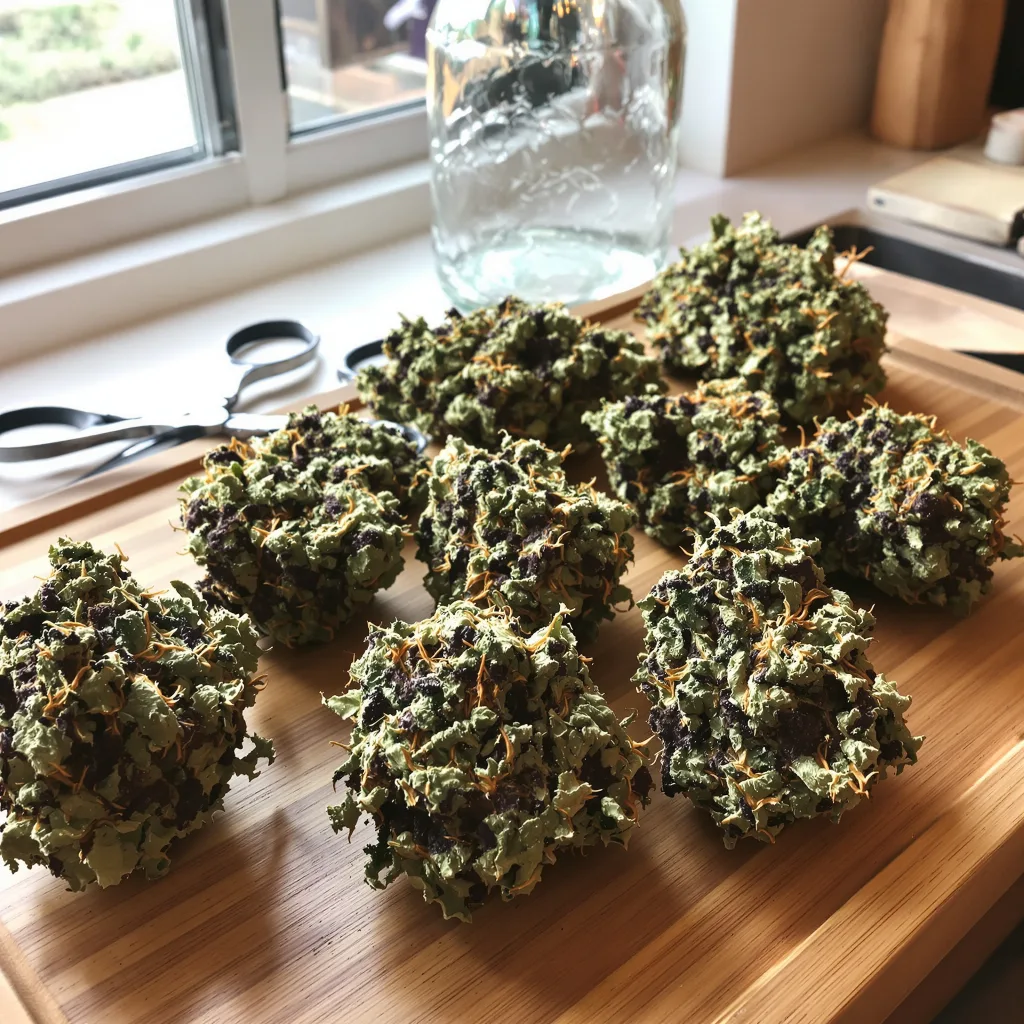 Paris XXX 85% indica / 15% sativa flower with visible trichomes