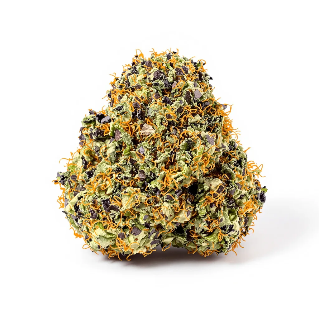 Paris XXX 85% indica / 15% sativa flower with visible trichomes