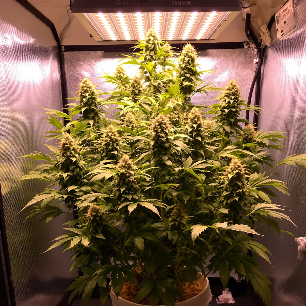 Paris XXX cannabis plant in flowering stage — 90-130 cm feminised