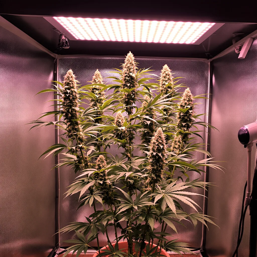Permafrost cannabis plant in flowering stage — 150-200 cm feminised