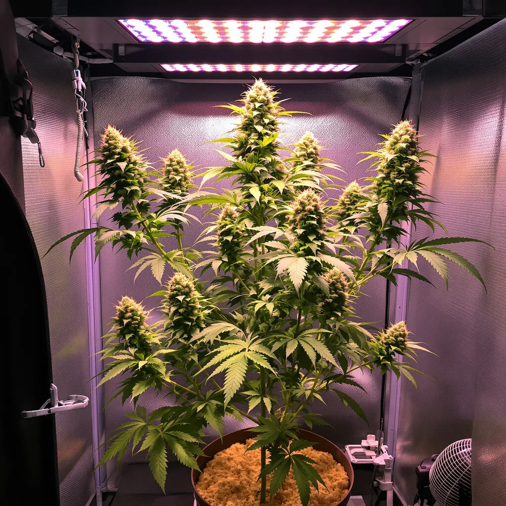 Pie Scream cannabis plant in flowering stage — 152-244 cm feminised