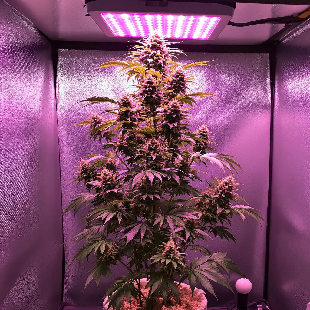 Pine cannabis plant in flowering stage — 60-100 cm autoflower