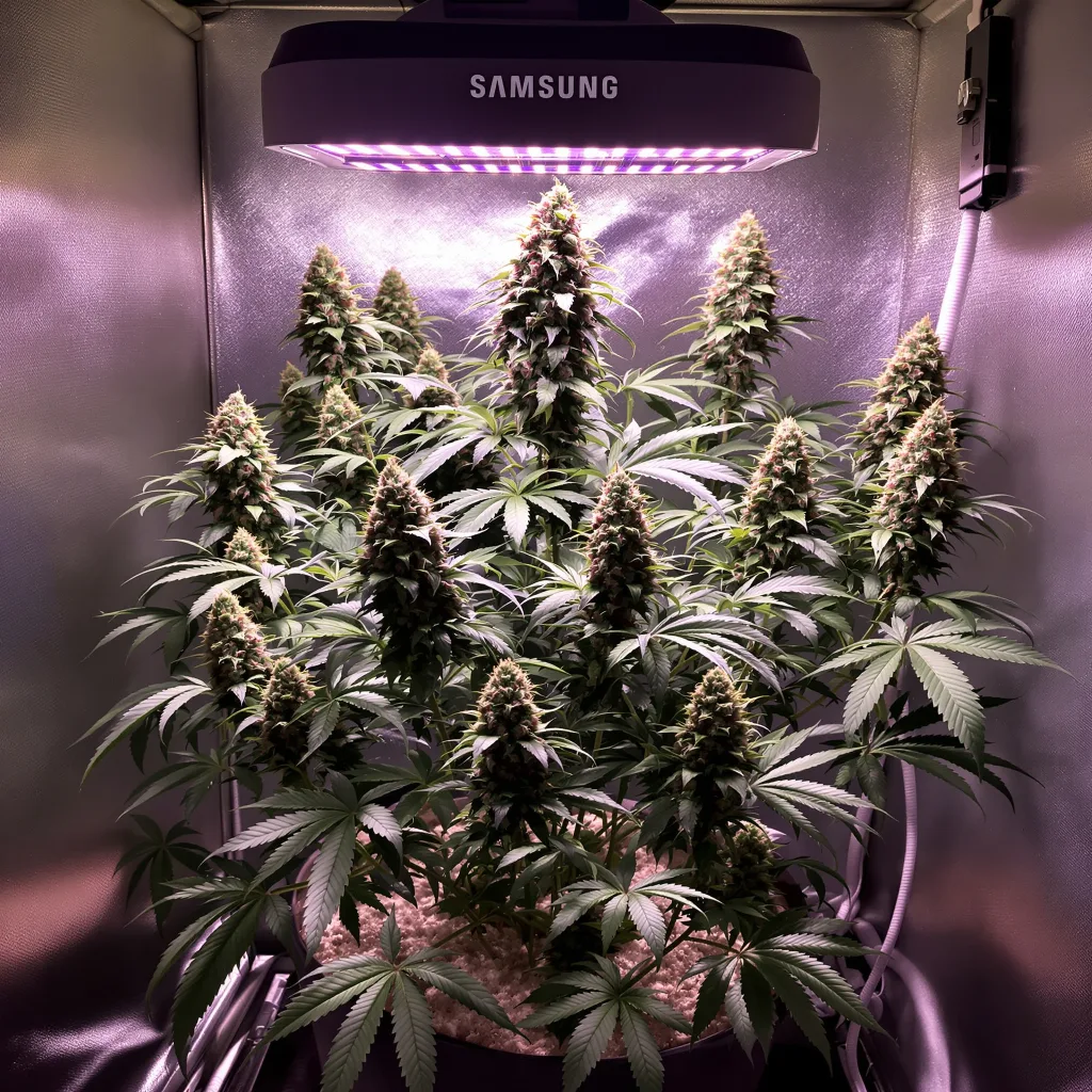 Pine Tar Kush cannabis plant in flowering stage — 90-130 cm feminised