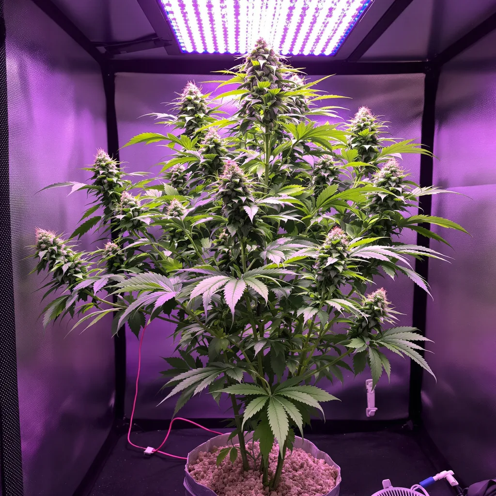 Pineapple Chunk cannabis plant in flowering stage — 90-110 cm feminised
