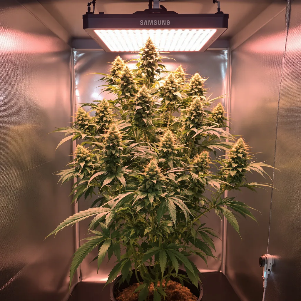 Pineapple cannabis plant in flowering stage — 120-180 cm feminised