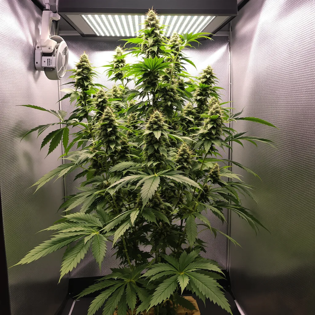 Pineapple Haze cannabis plant in flowering stage — 150-200 cm feminised