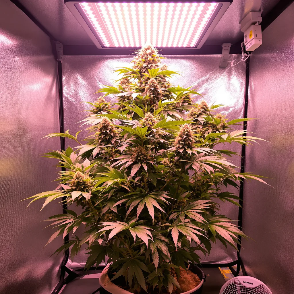 Pink Bubba cannabis plant in flowering stage — 90-130 cm feminised