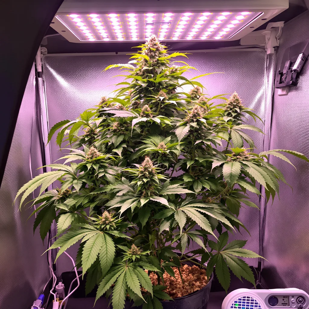 Pink Death Star cannabis plant in flowering stage — 90-130 cm feminised