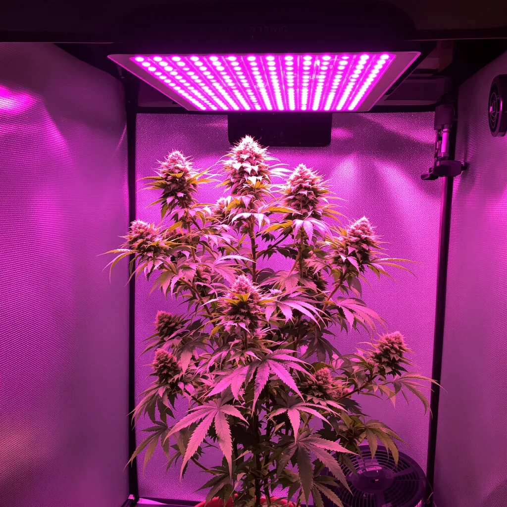 Pink Mango cannabis plant in flowering stage — 120-180 cm feminised
