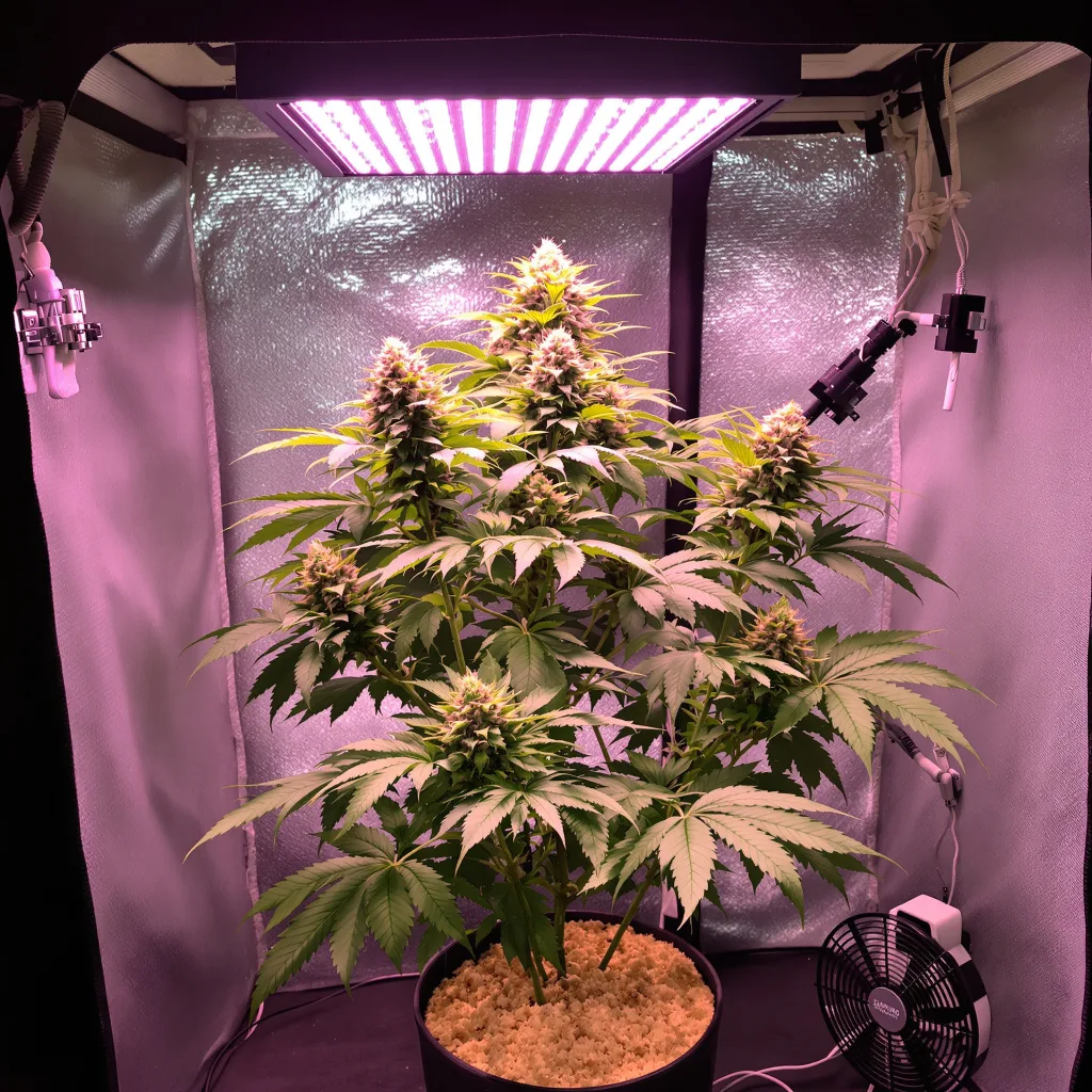 Pitbull Pit cannabis plant in flowering stage — 60-100 cm autoflower