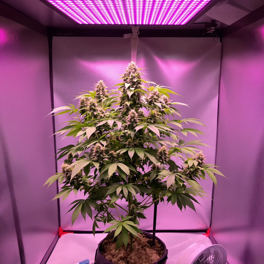 Pokie cannabis plant in flowering stage — 90-130 cm feminised