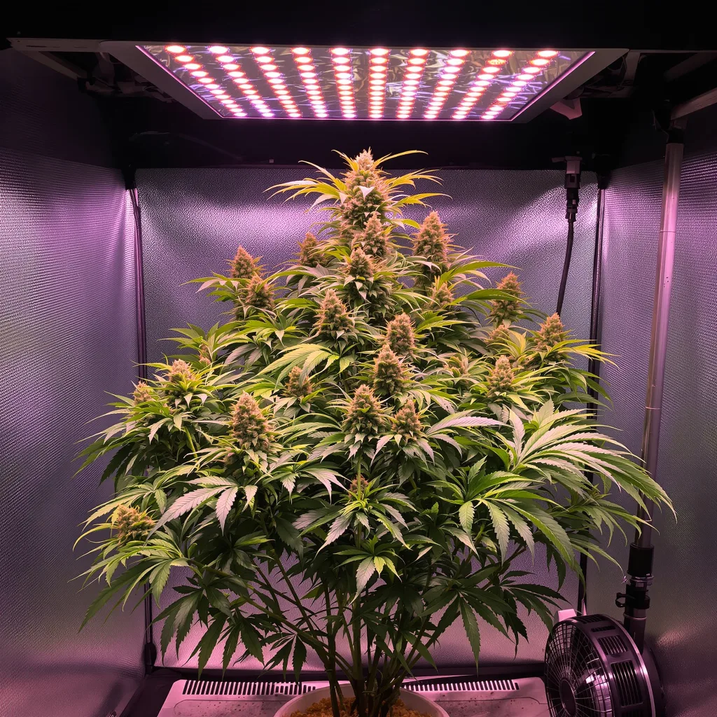 Pot of Gold cannabis plant in flowering stage — 45-100 cm feminised