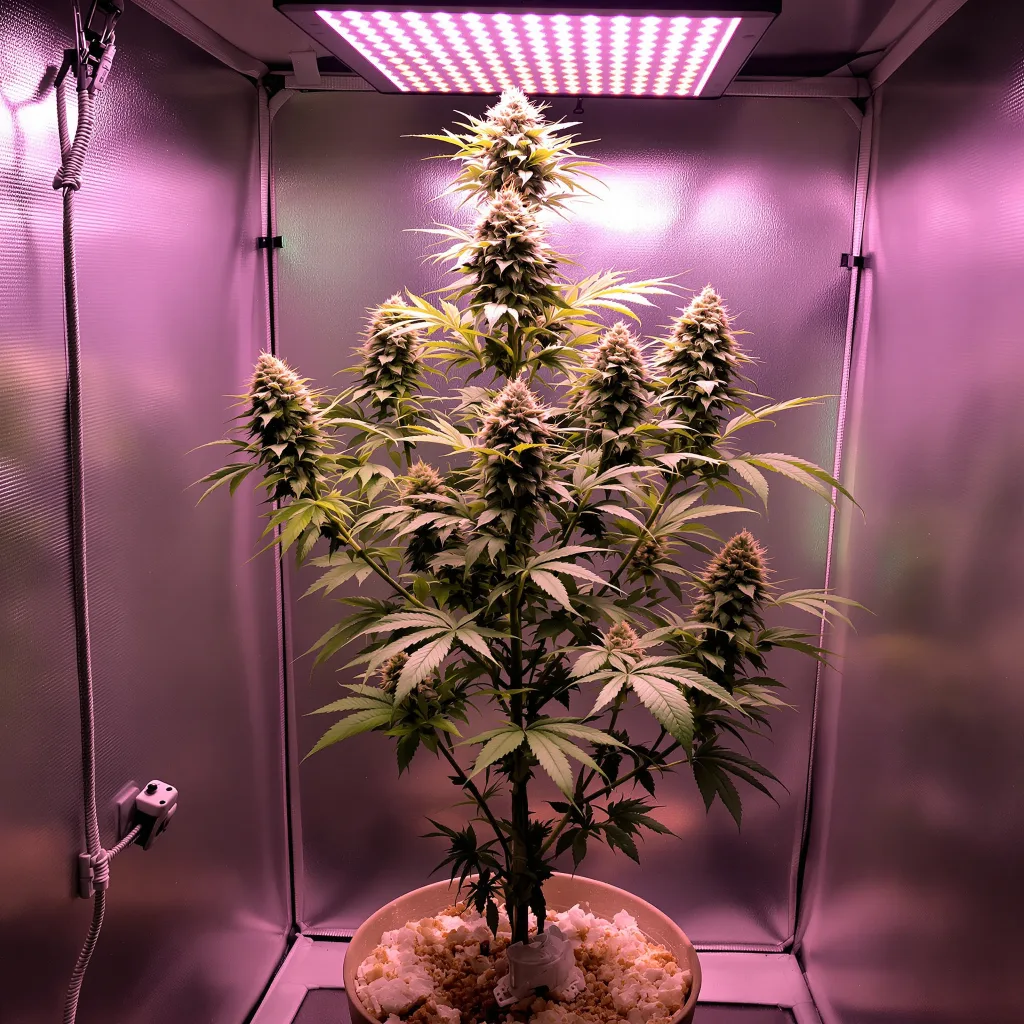 Power Kush cannabis plant in flowering stage — 80-110 cm autoflower