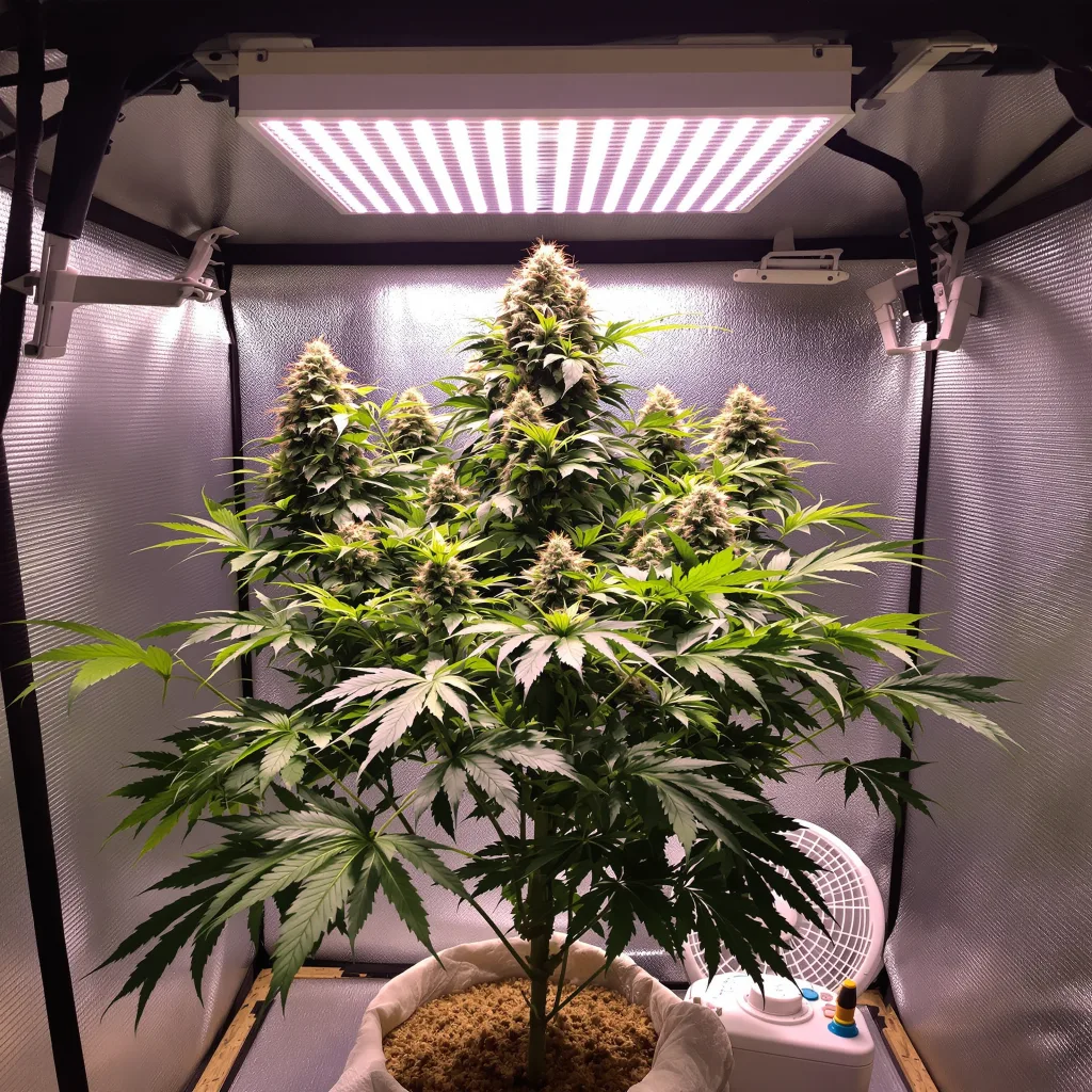 Puna Budder cannabis plant in flowering stage — 90-130 cm feminised