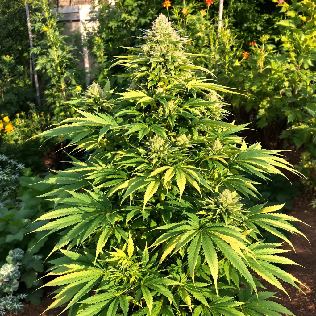 Pure Indica 81% indica / 19% sativa flower with visible trichomes