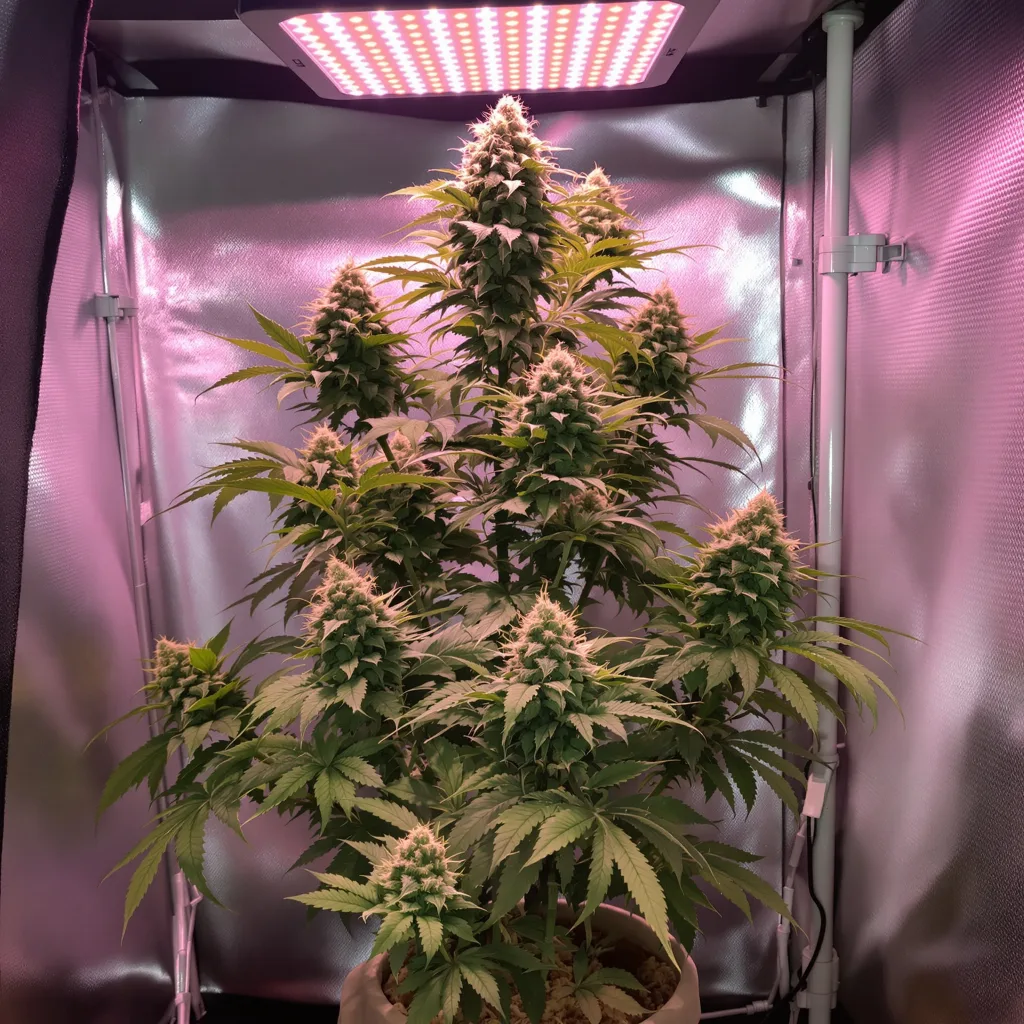 Pure Love cannabis plant in flowering stage — 120-180 cm feminised