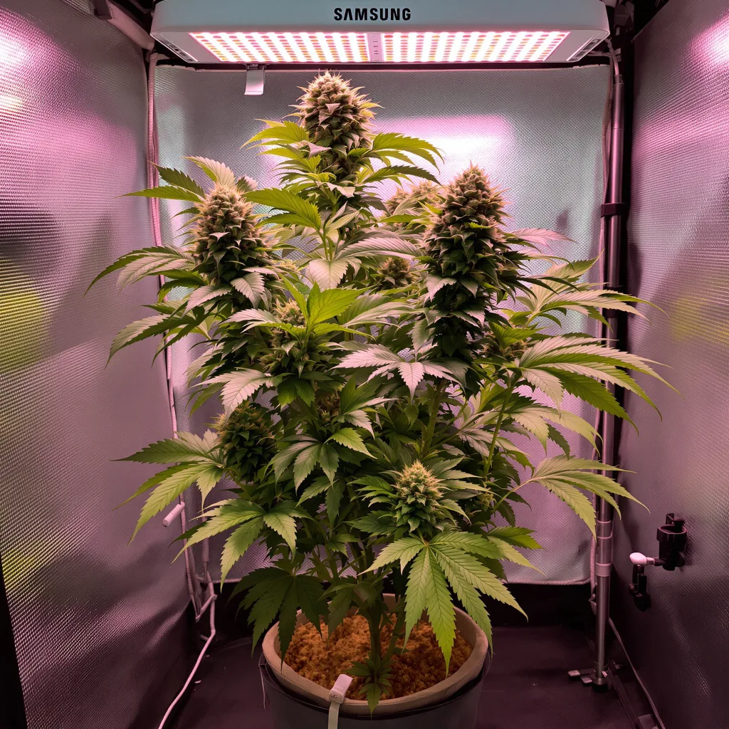 Purple Bush cannabis plant in flowering stage — 90-130 cm feminised