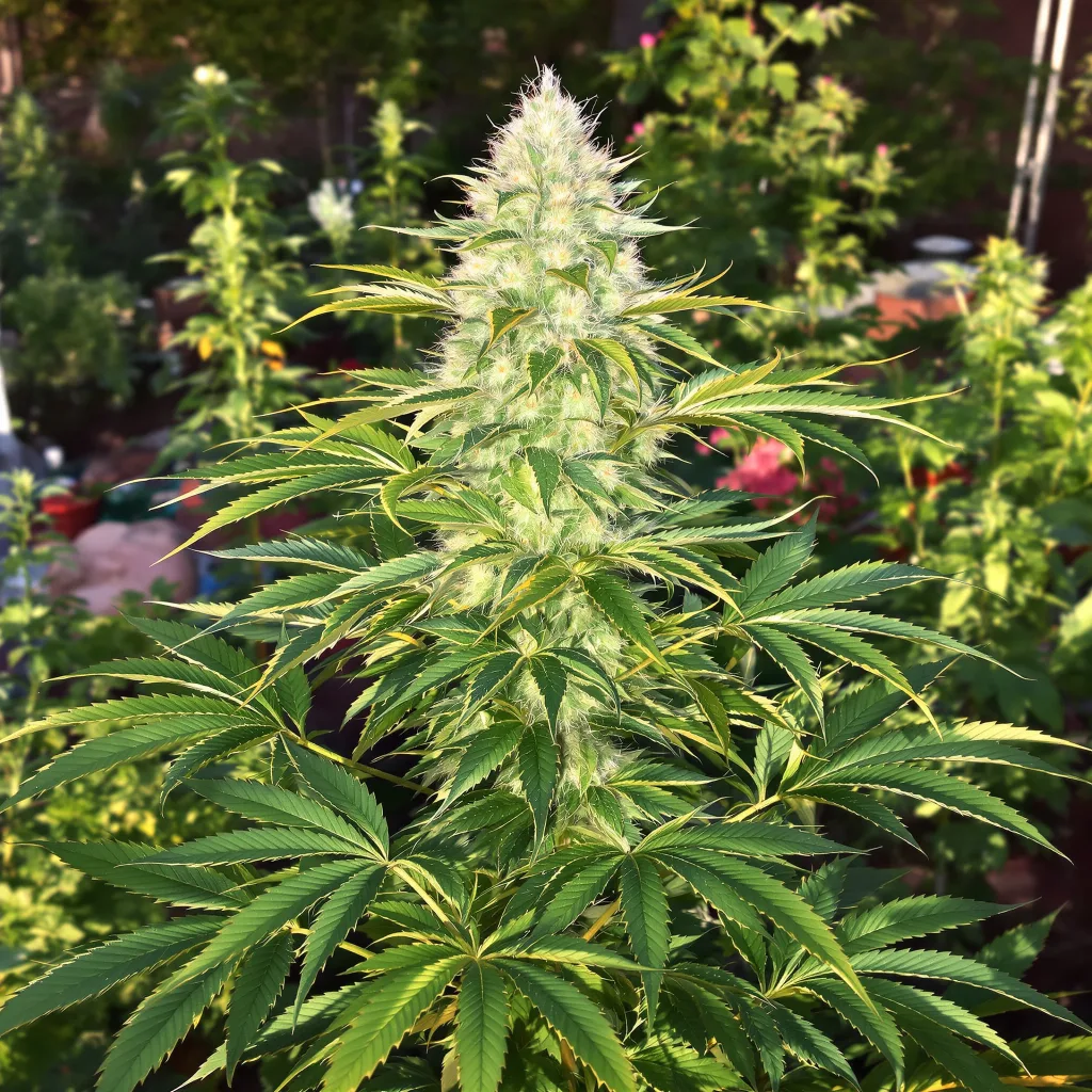 Purple Chemdawg 71% indica / 29% sativa flower with visible trichomes