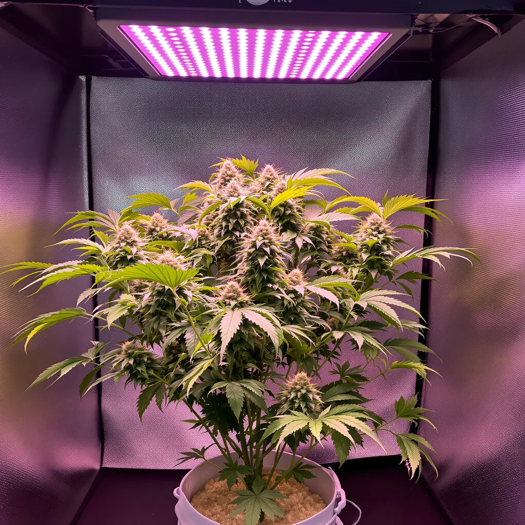Purple Dragon cannabis plant in flowering stage — 90-130 cm feminised
